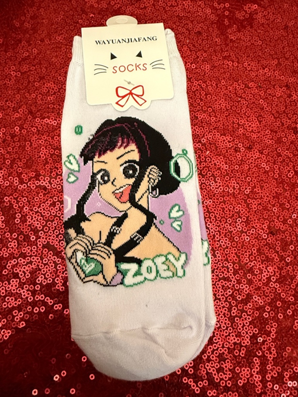KPOP DEMON HUNTERS ZOEY SOCKS